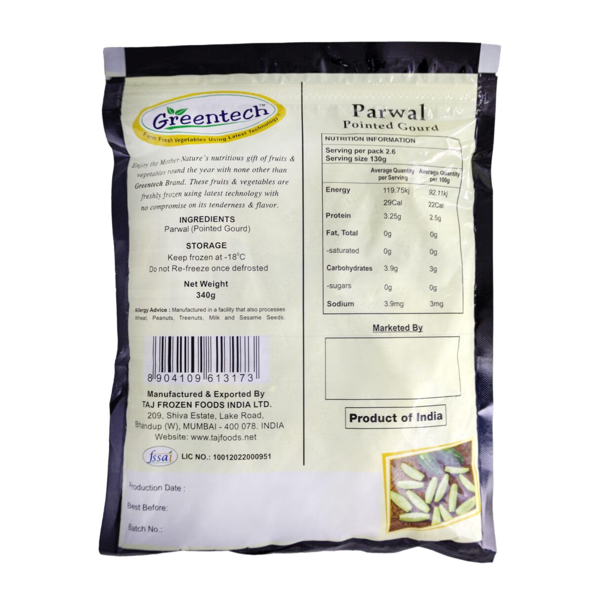 Pointed Guard (Parwal) 340g - Image 2