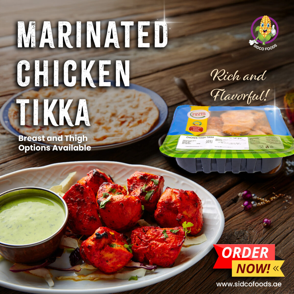 Marinated Chicken Tikka Breast 500gm | Golden Fresh - Image 5